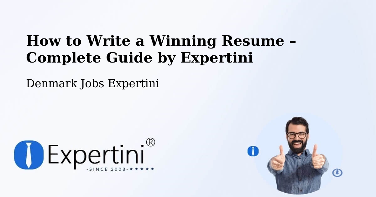 Resume Writing Guide for Job Seekers – Silkeborg - Silkeborg, Denmark Jobs Expertini